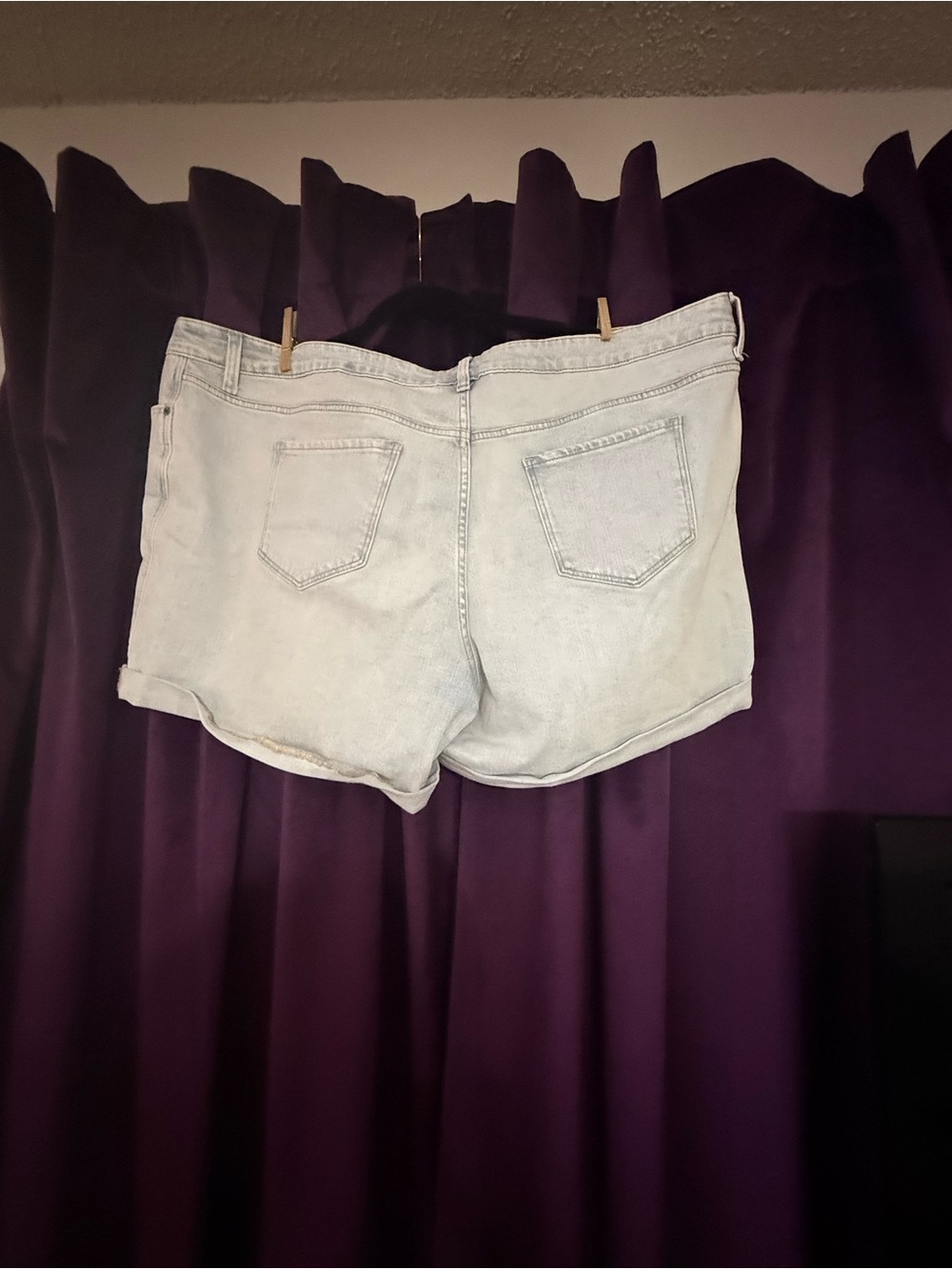 Old Navy Light Wash Denim Shorts - Pale Blue